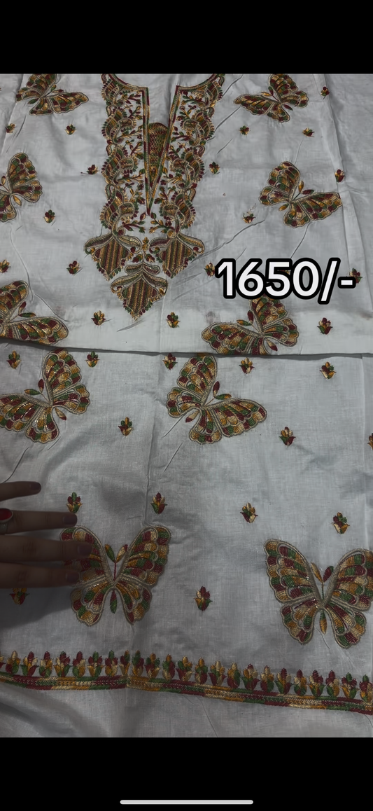 14 Augest special dress 2PC Embroidered Suit