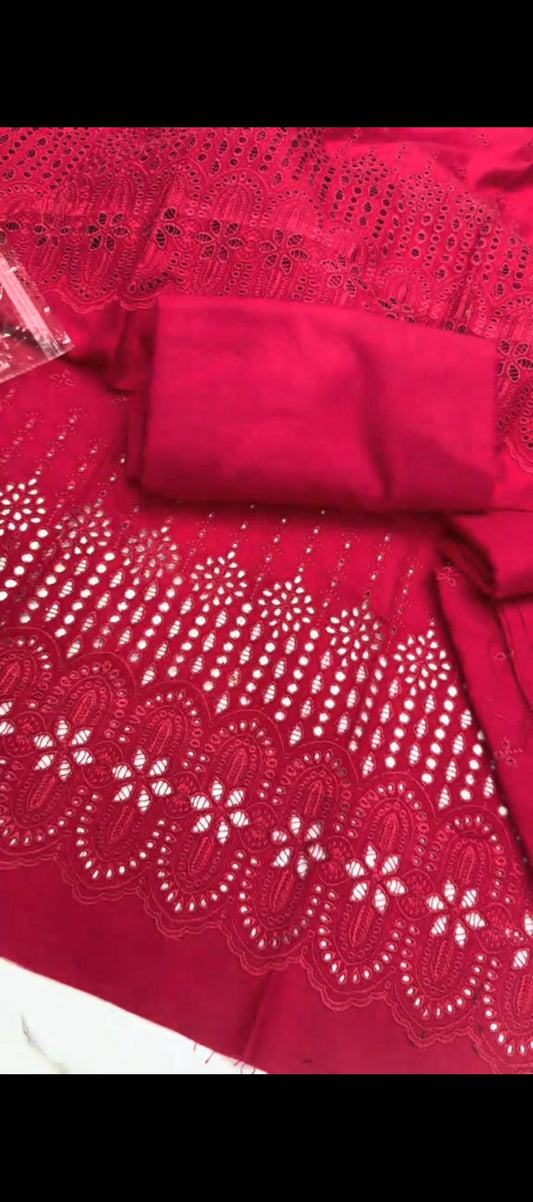 🌸 Rani Pink - 3PC Winter Chicken Kari Suit 🌸