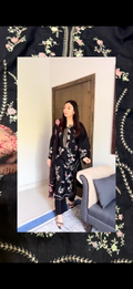 2PC Embroidered Lawn Suit black