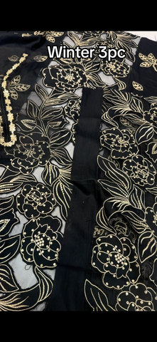 3PC Winter Collection – Dhank Wool