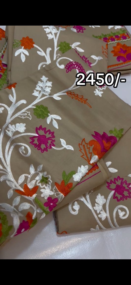 ✨ Elegant 2PC Embroidered Suit ✨