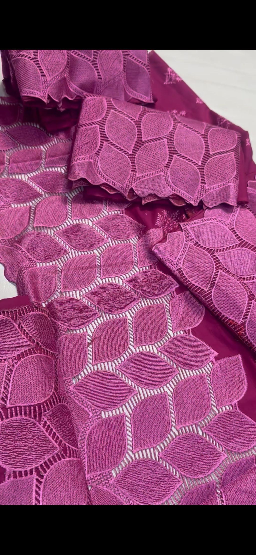 Leaf Pattern Chicken Kari 2PC Suit