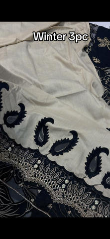 3PC Winter Collection – Dhank Wool