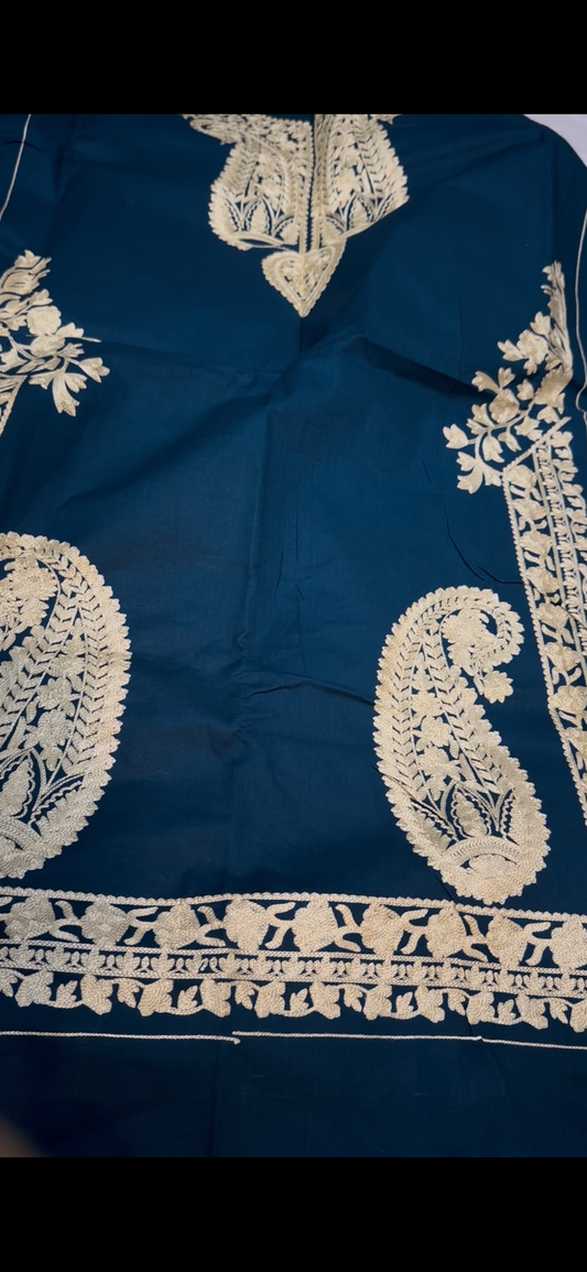 Zinc Color Embroidered 2PC Suit – Elegant & Classy