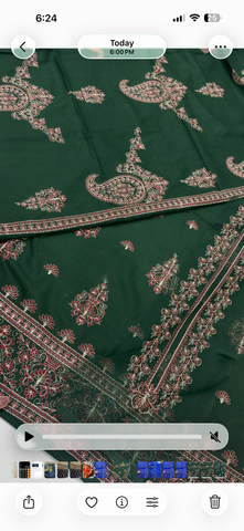 Bareeze 3pc embroidered