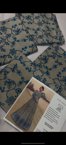 2PC Printed Lawn Suit Faiza saqlain
