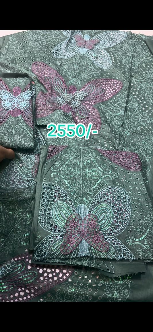 2PC Butterfly Chicken Kari Suit 🦋