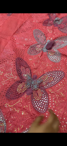 2PC – Big Butterfly Chicken Kari Suit 🦋