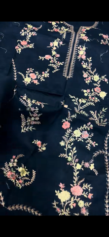 2-Piece Embroidered Suit – Zink multi Embroidered