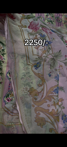 3PC Printed Lawn Suit pink Maria B