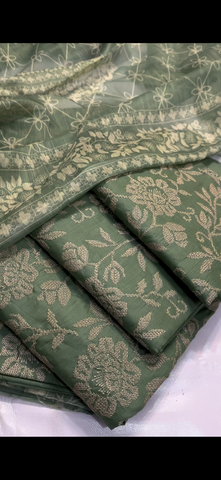 ✨ Graceful Embroidered 3PC Lawn Suit ✨