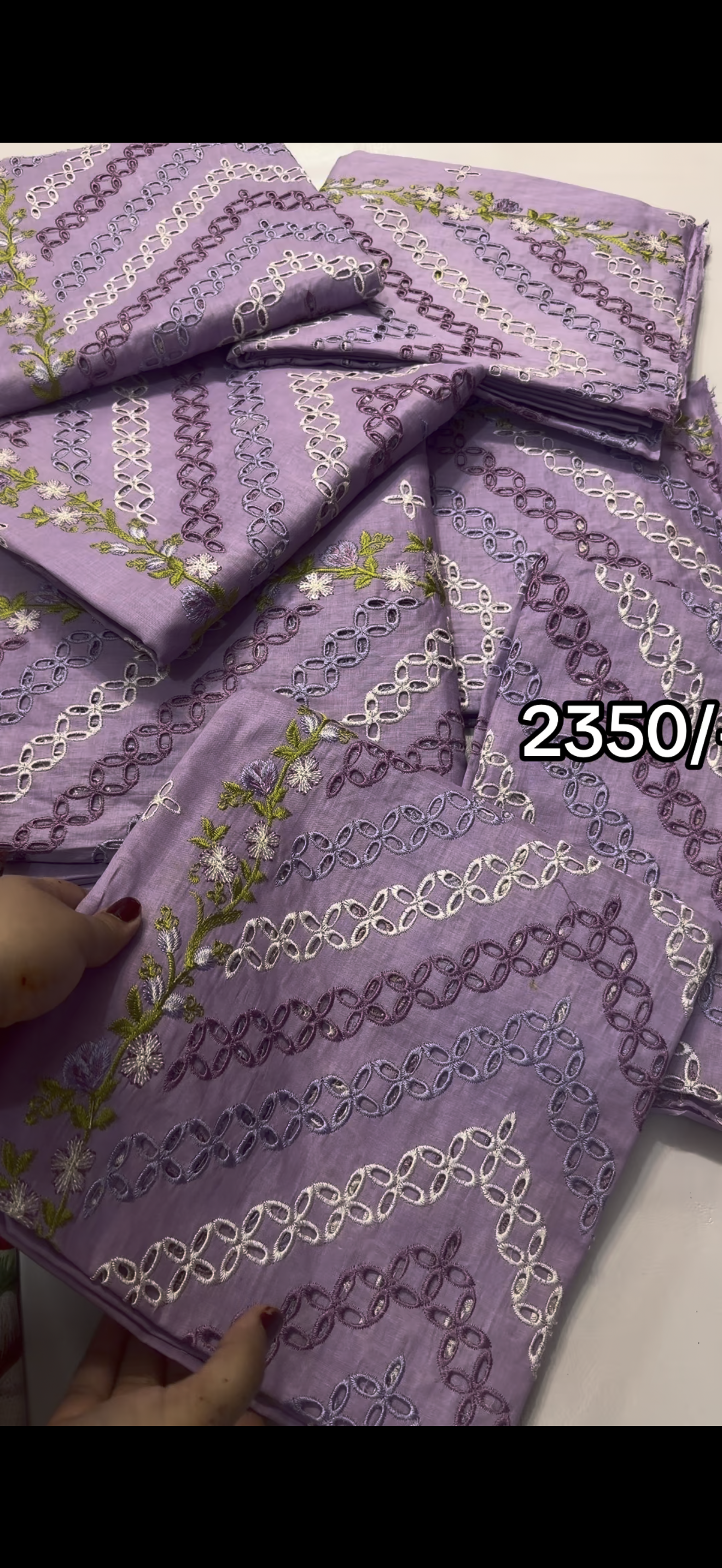 2PC Premium Chicken Kari Suit lalic