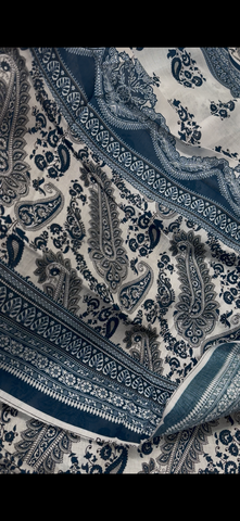 3PC Printed Lawn Suit Luxury Zink