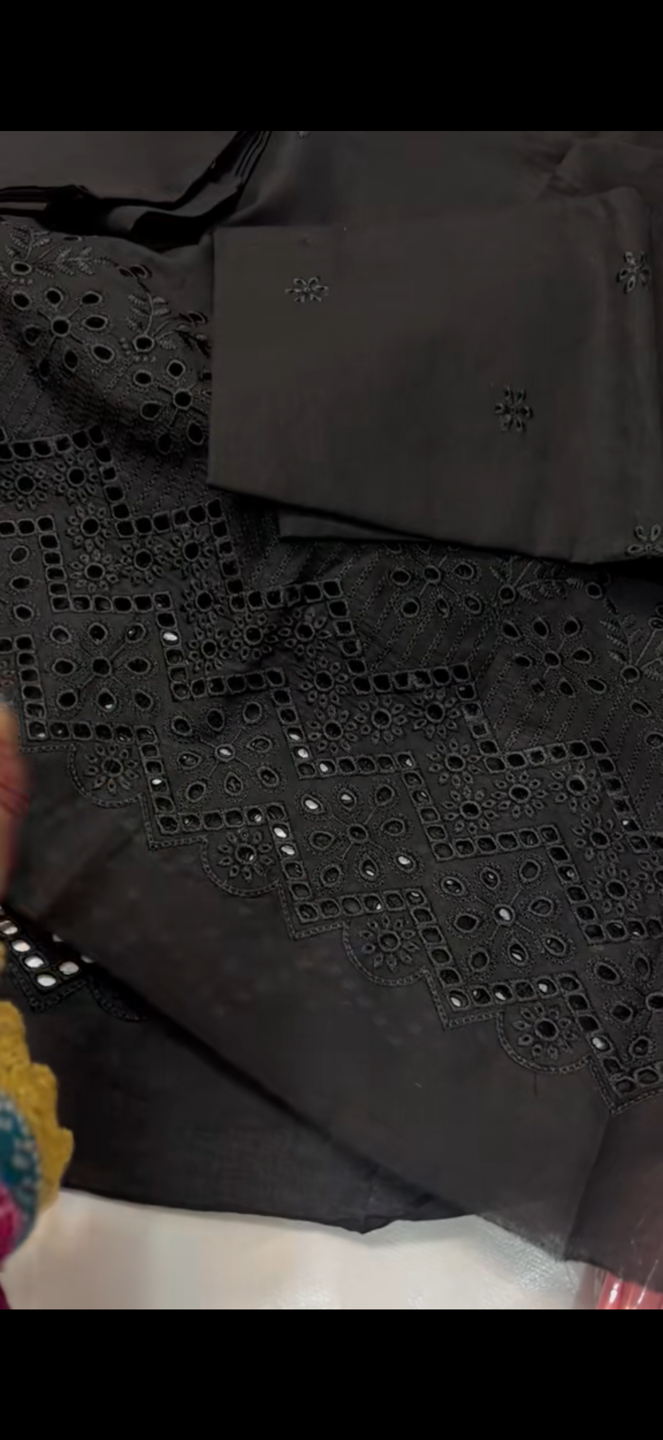 2PC Chicken Kari Suit Black