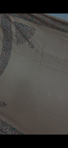Kacha Tanka Shawl — Four-Sided Handmade Embroidery Work ✨