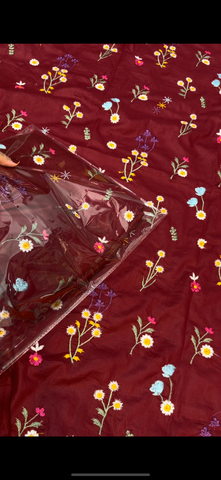 2PC Embroidered Lawn (Suit hit dress)