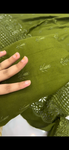 2PC Chicken Kari Suit Dhani winter