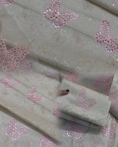Elegant Butterfly Chicken Kari 2PC Suit