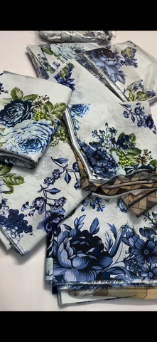 Baroque Inspired Allover Printed 3PC Suit