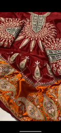 2PC Premium Embroidered Suit silk