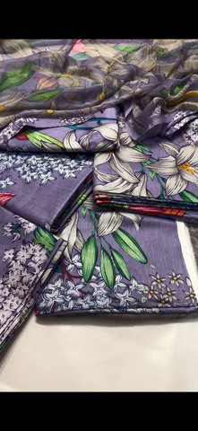 3PC Allover Printed Lawn Suit Maria B 2250