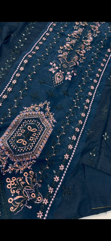 2pc Embroidered Zink Luxury