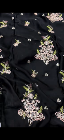 2PC Heavy Embroidered Suit