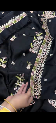 2PC Heavy Embroidered Suit