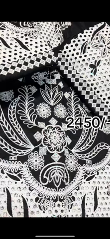 2PC Premium Black Chicken Kari Suit 🖤