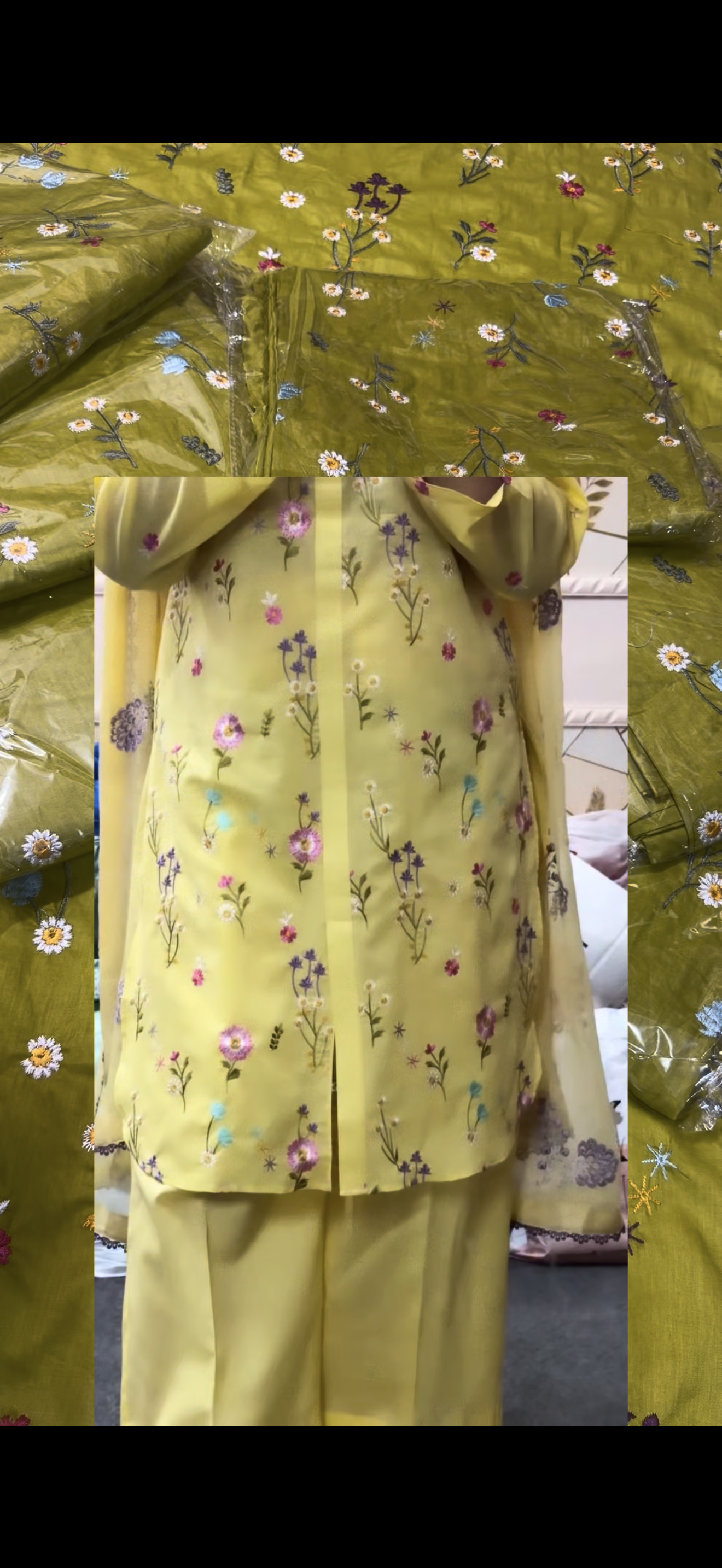 2PC Premium Embroidered Suit 🌼(hit)