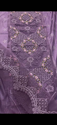 2PC Luxury Embroidered Suit&patches