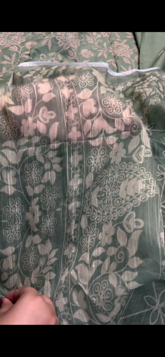 ✨ Graceful Embroidered 3PC Lawn Suit ✨