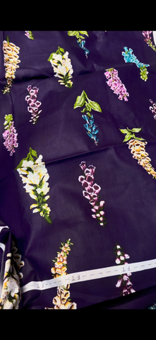 Purple Allover Printed 3PC Lawn Suit