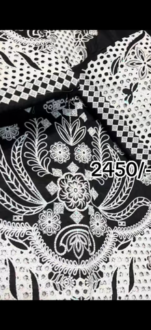 2PC Premium Black Chicken Kari Suit 🖤