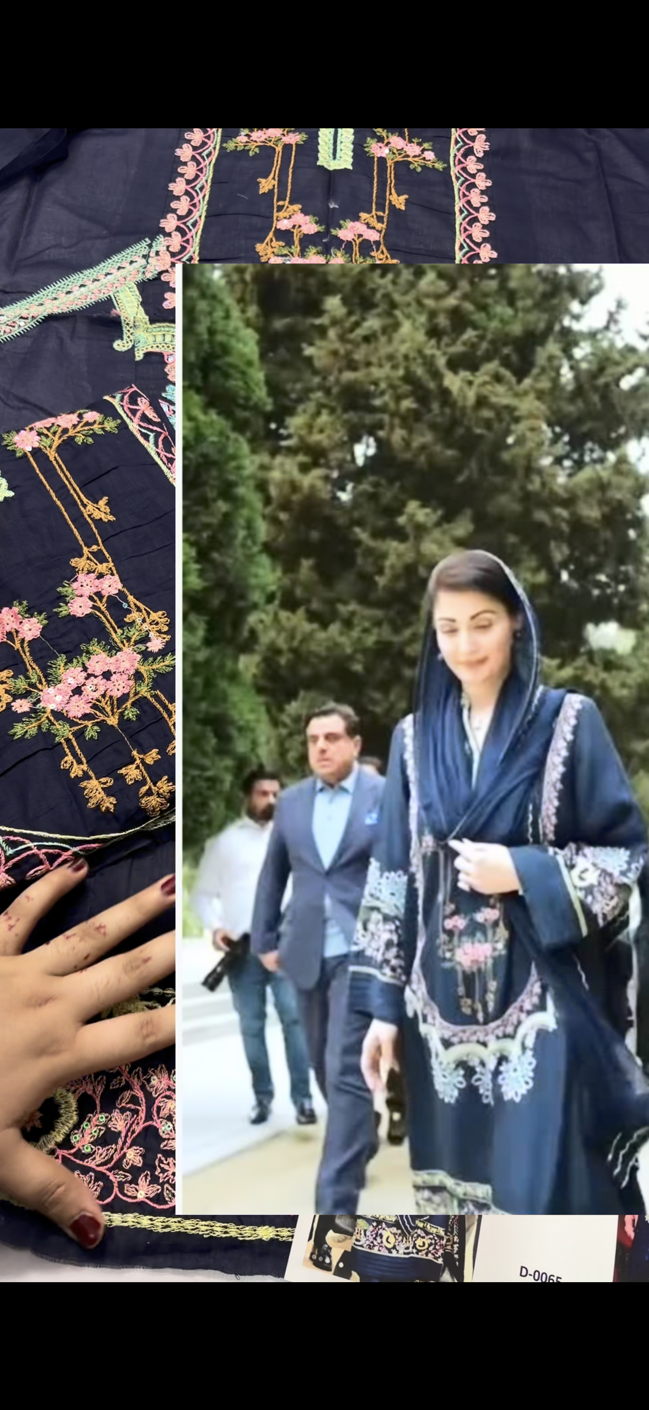 Maryum Nawaz Inspired 2PC Lawn Suit ✨