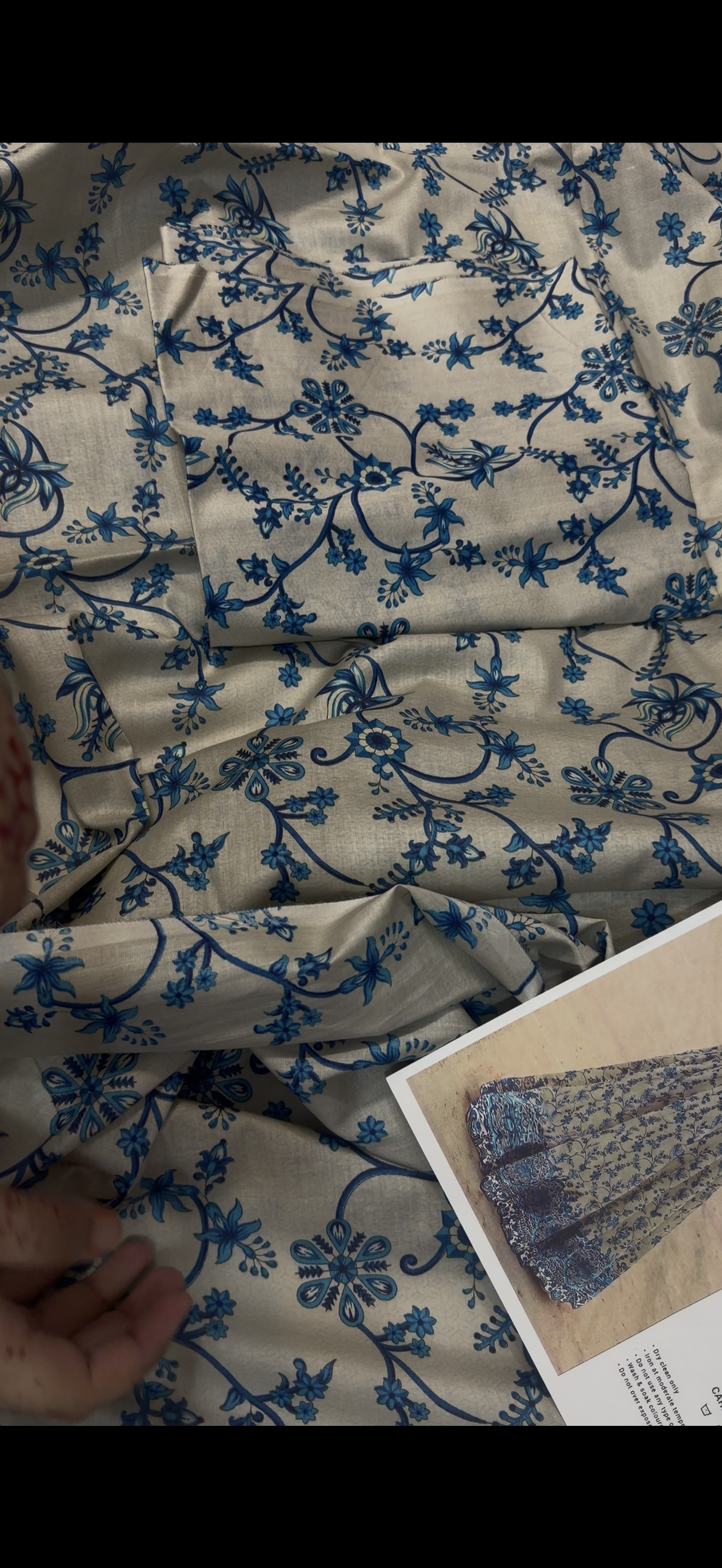 2PC Printed Lawn Suit Faiza saqlain