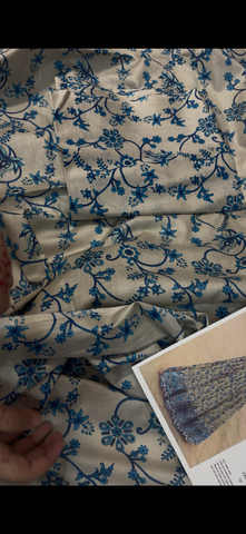 2PC Printed Lawn Suit Faiza saqlain