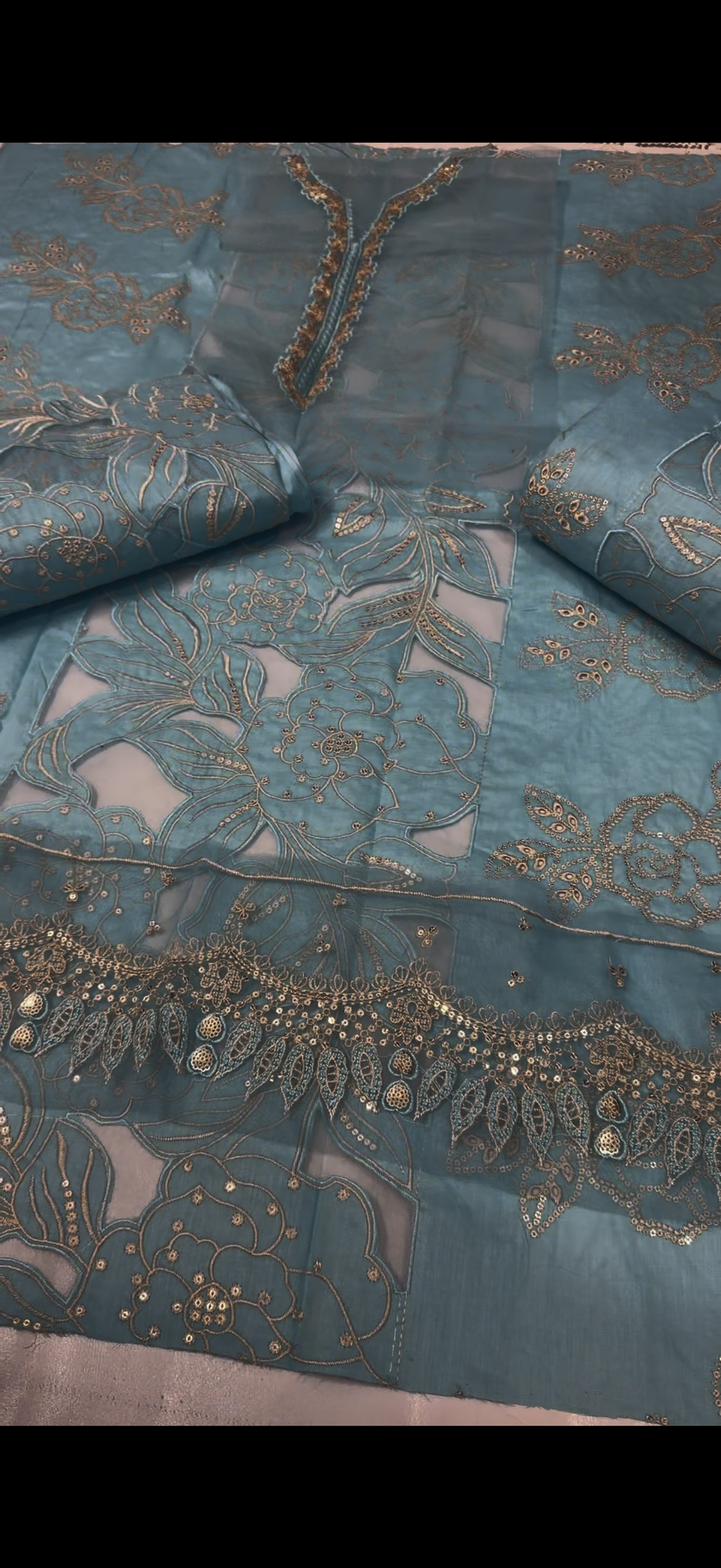 2PC Luxury Embroidered Suit
