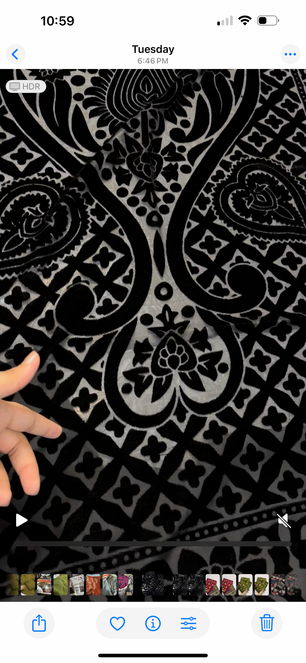 Allover dhank wool 3pc Palachi shawl