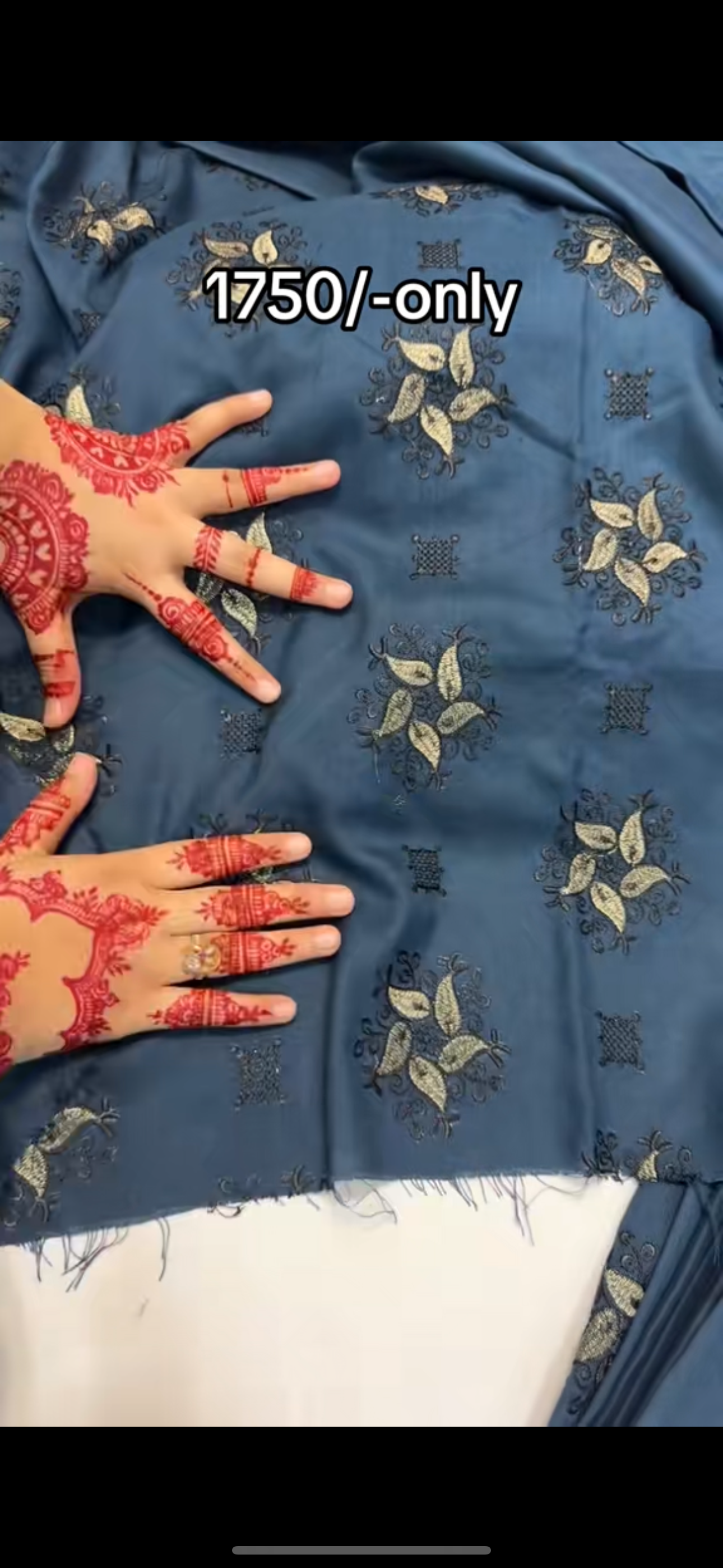 Asim jofa Zink multi thread embroidery decent 2pc