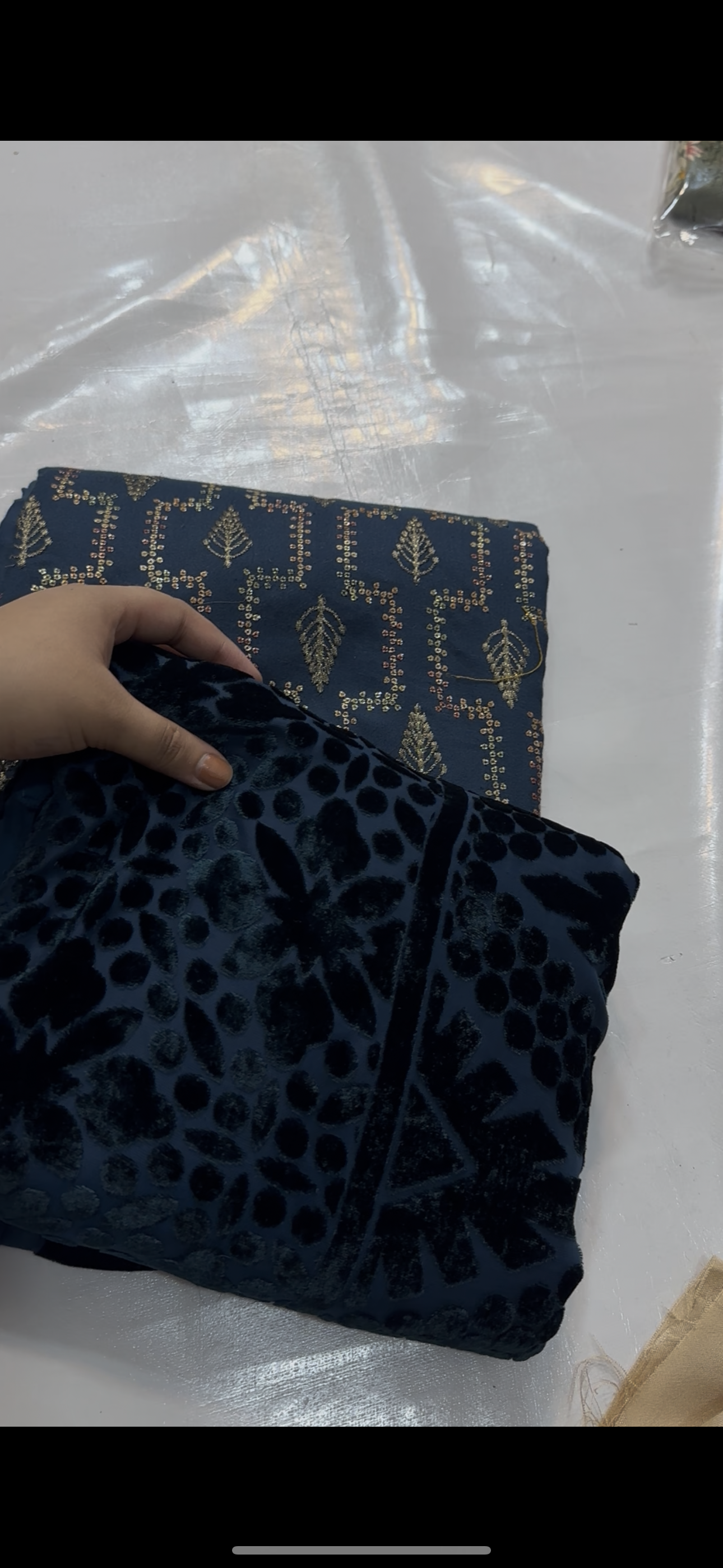 3piece dhank with Palachi shawl