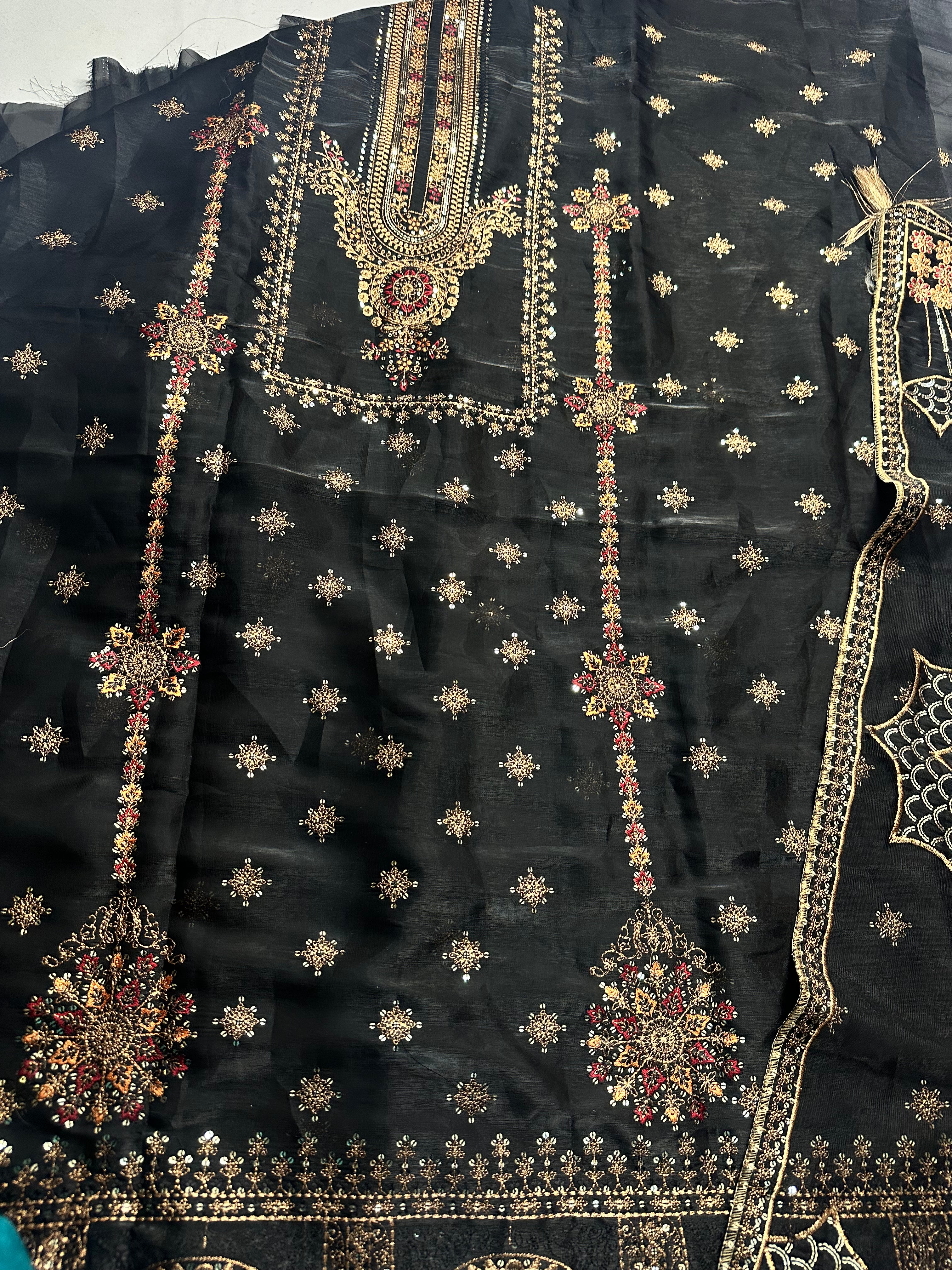 Shisha silk black 2 peiece Luxury