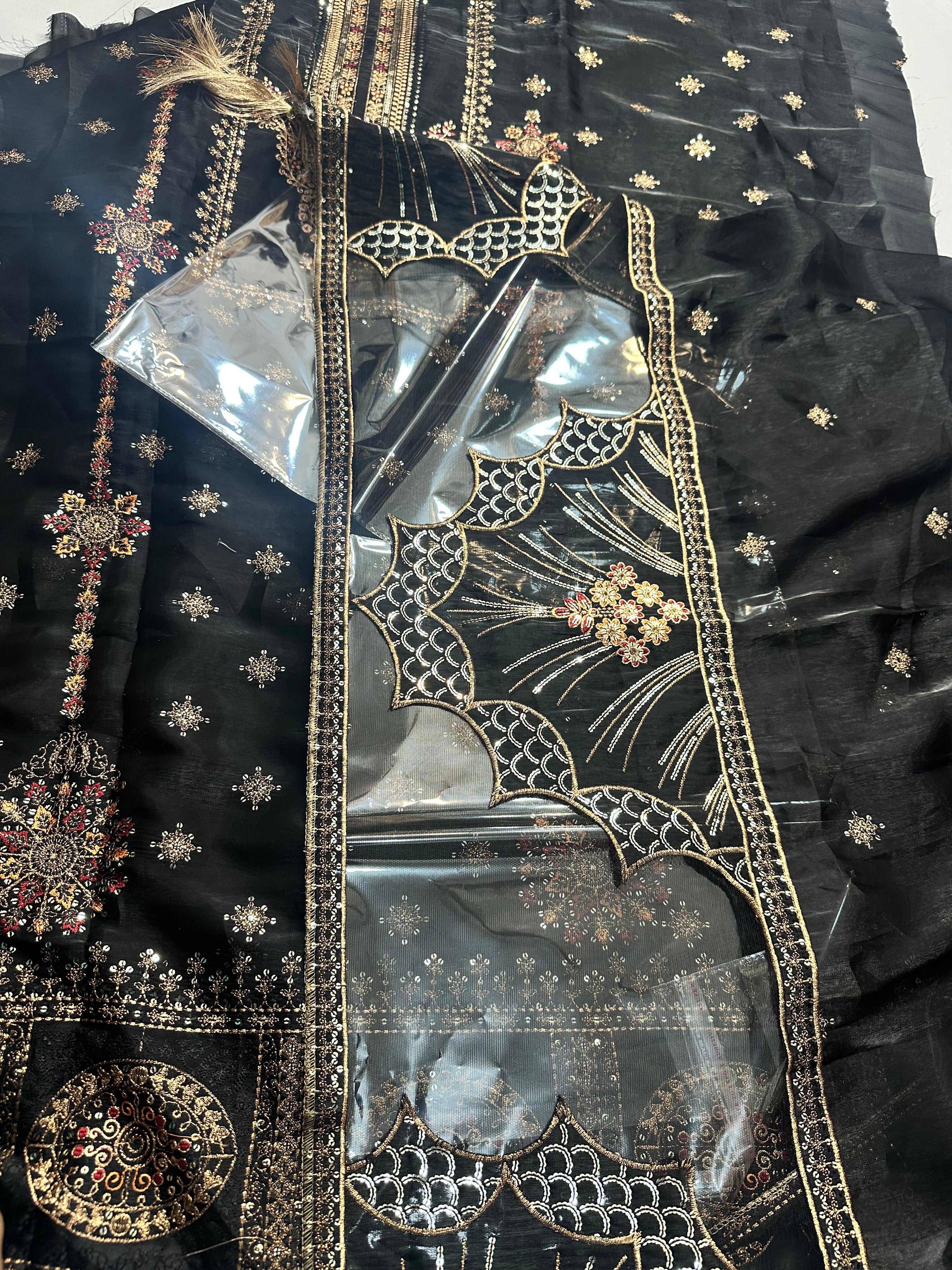 Shisha silk black 2 peiece Luxury