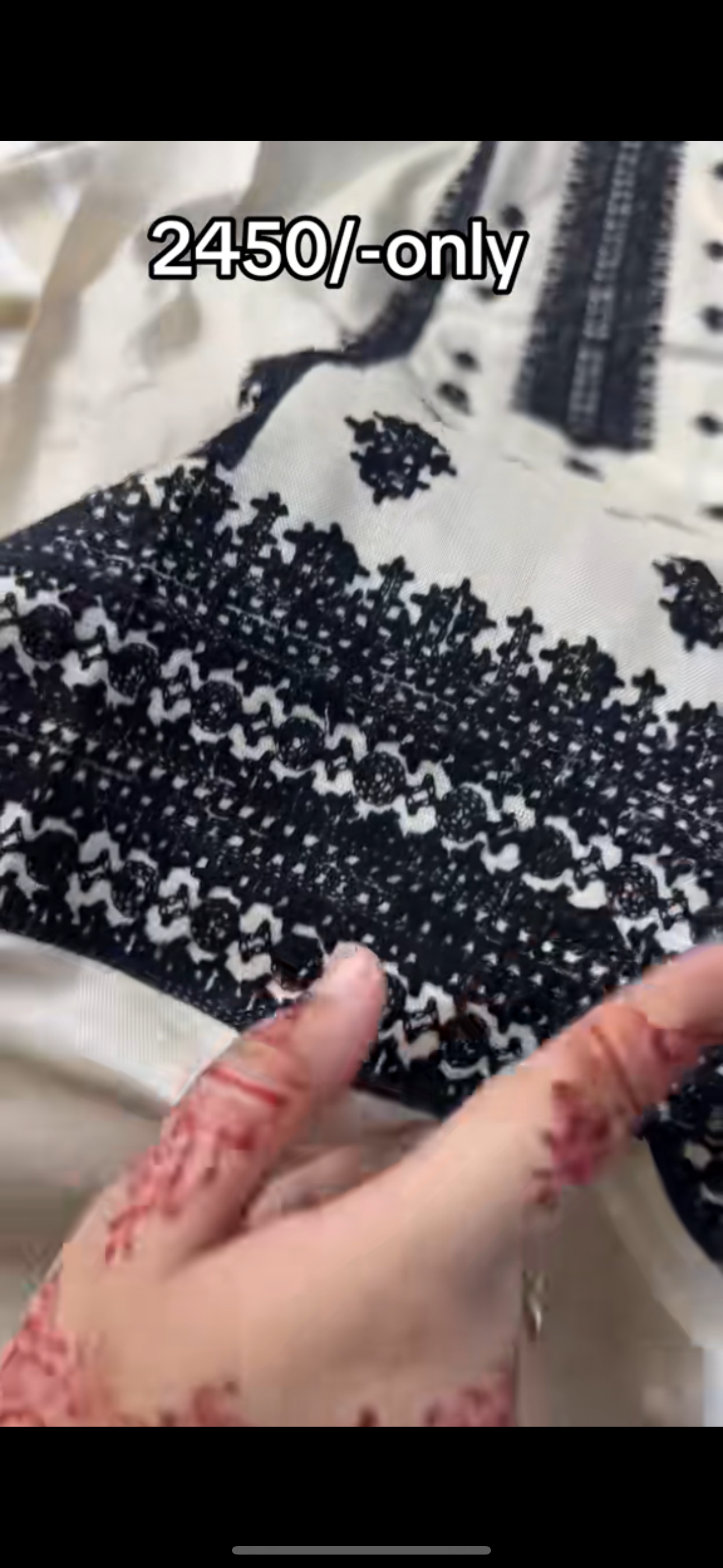 Skin shamry embroidered 3piece