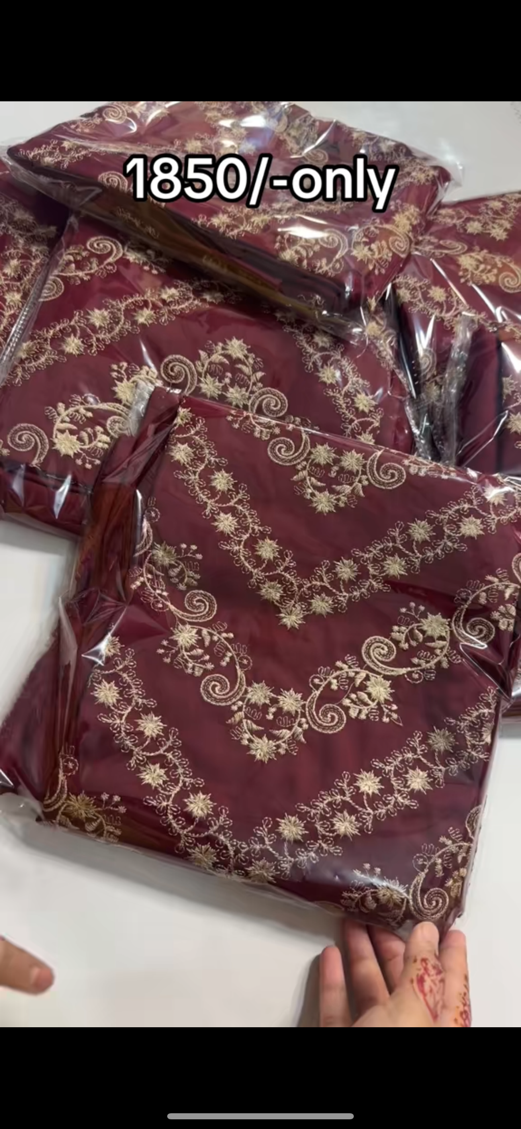 Crimson Maroon 2piece