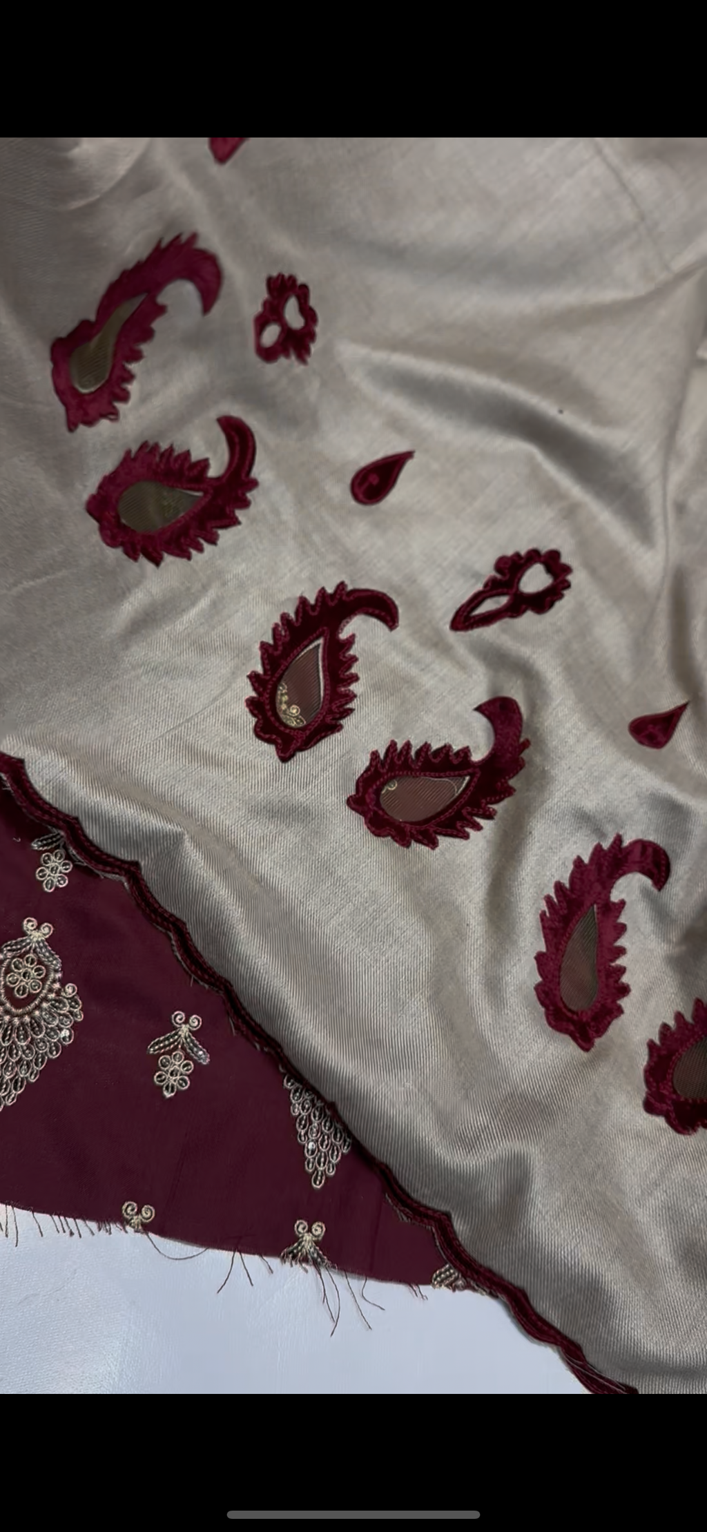 Maroon Luxury Artical 3piece