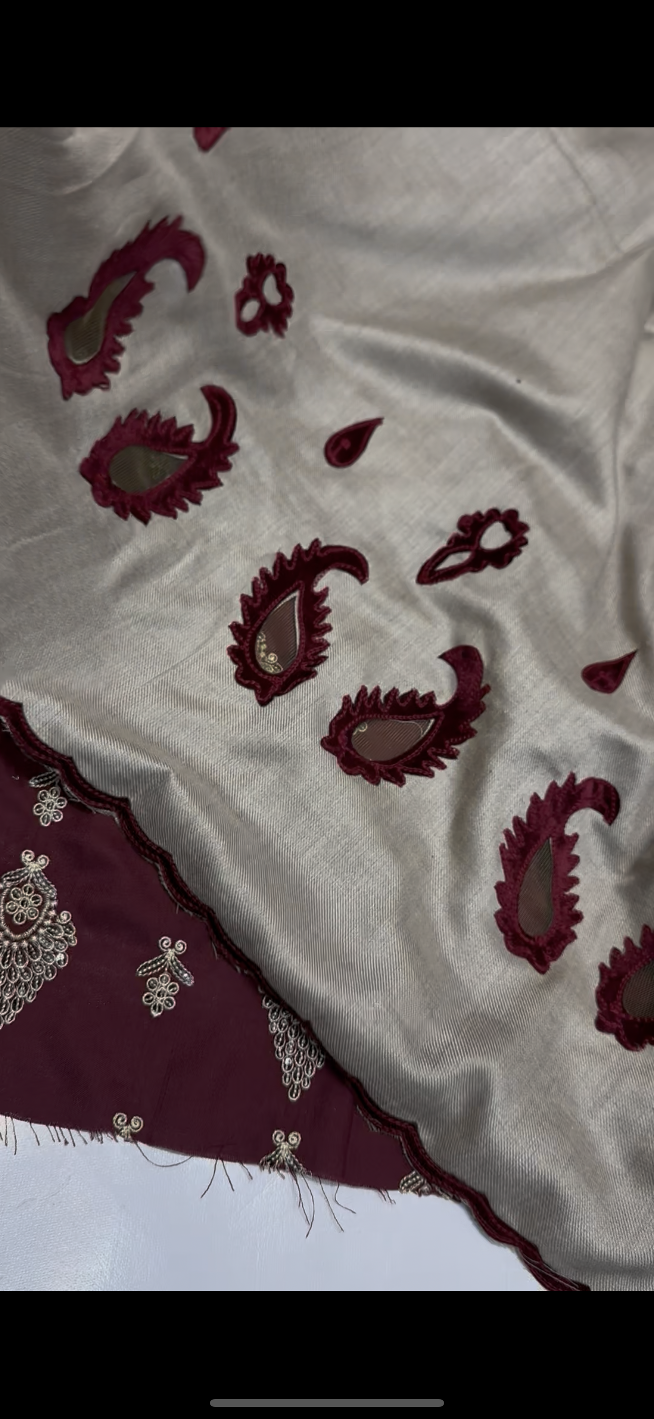 Maroon Luxury Artical 3piece