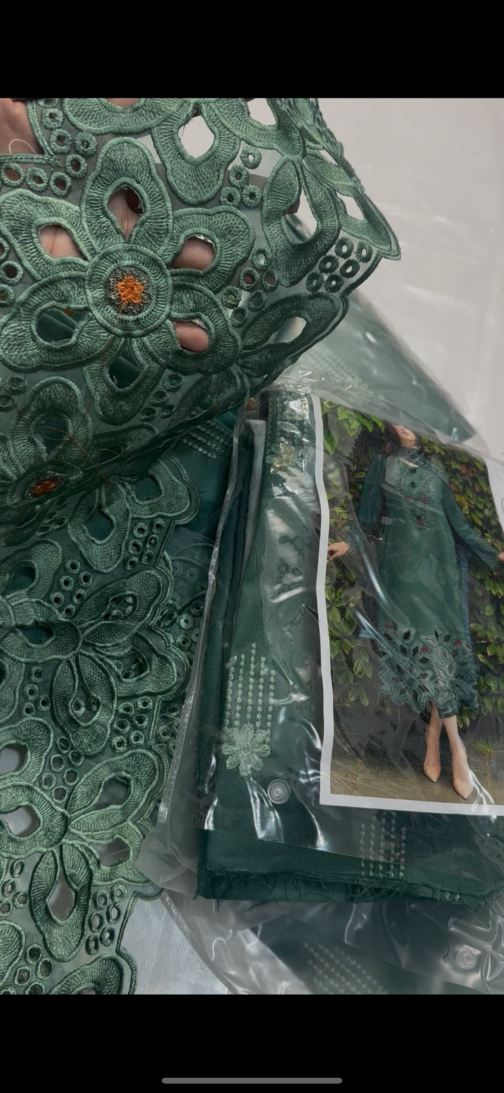 Mushq 3piece Luxury patches dress