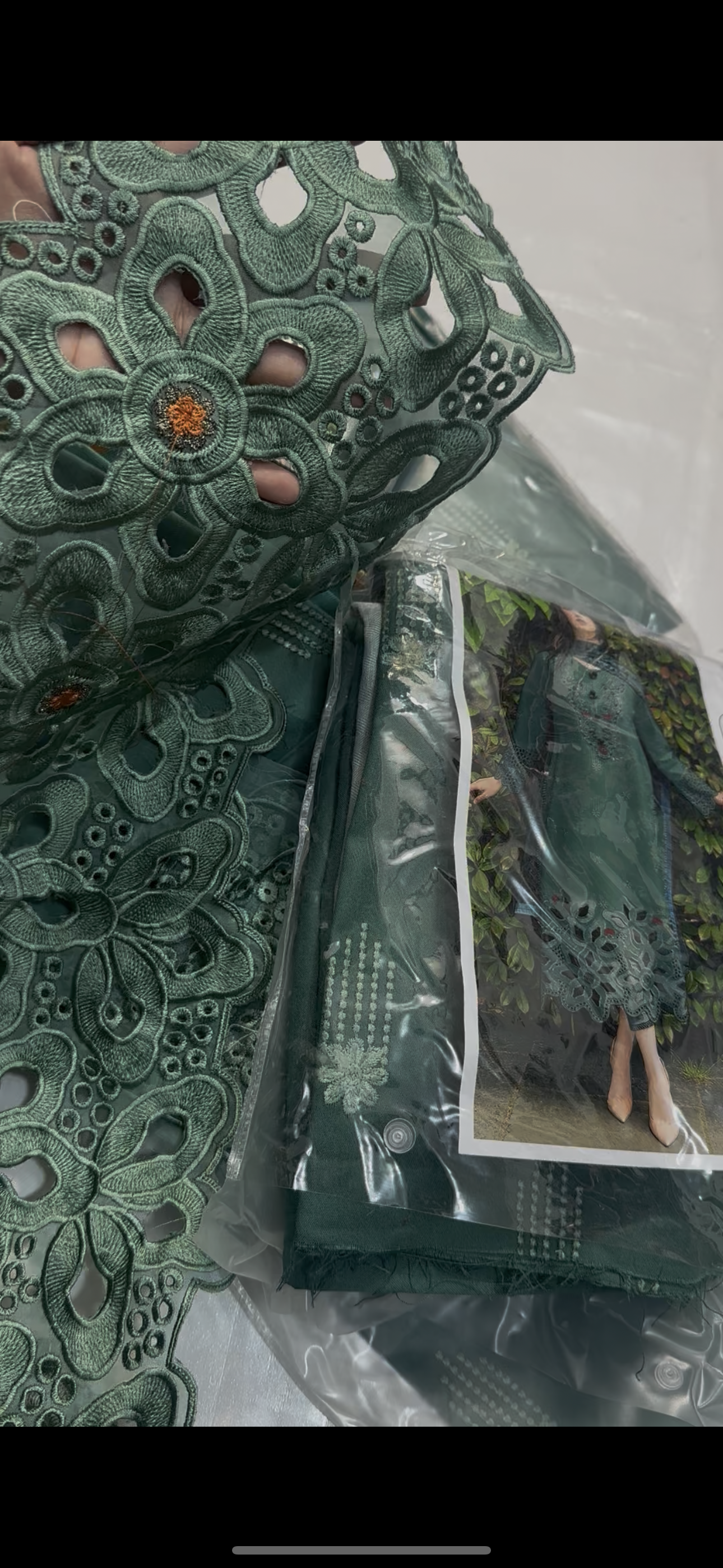 Mushq 3piece Luxury patches dress