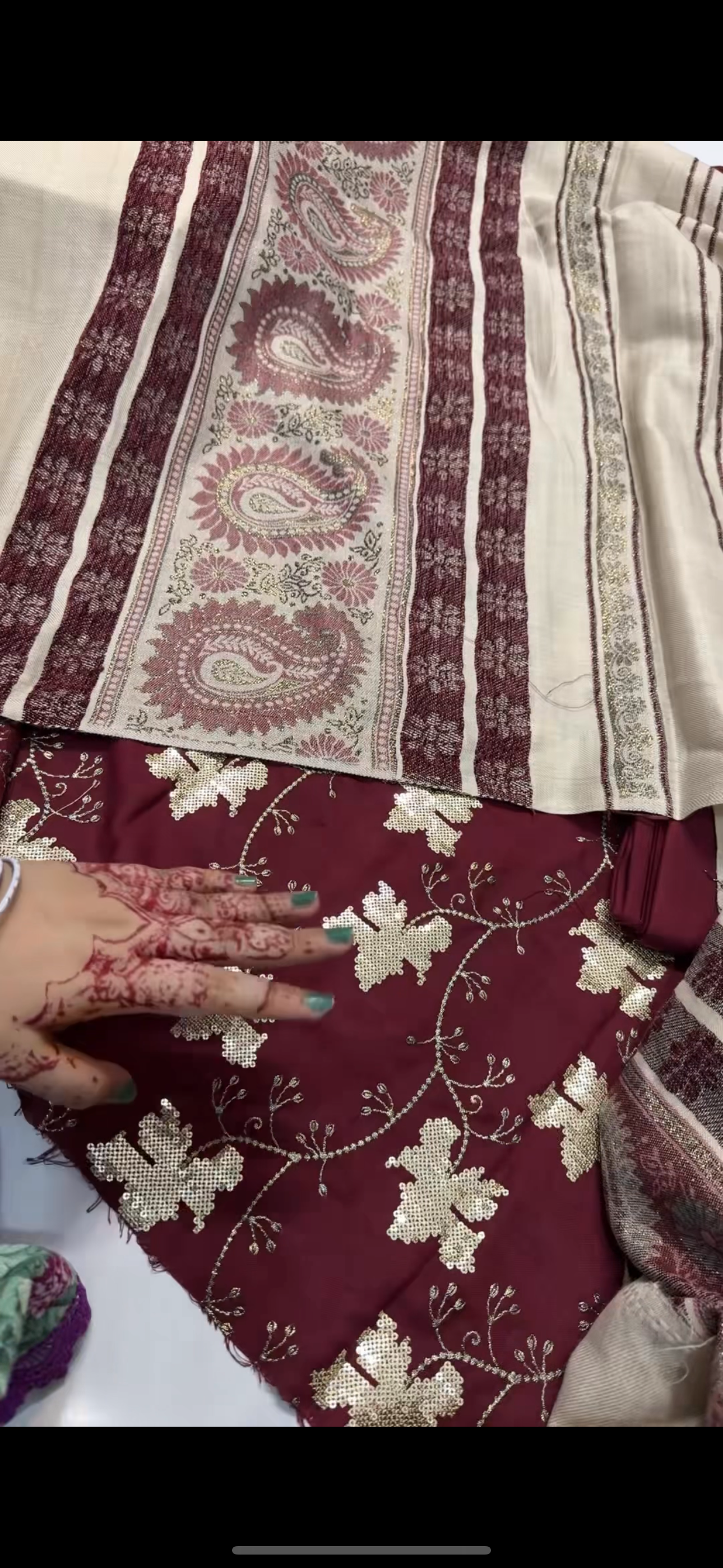 Maroon Luxury 3piece